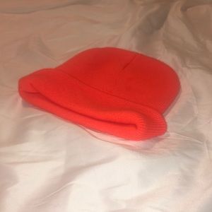 Orange beanie
